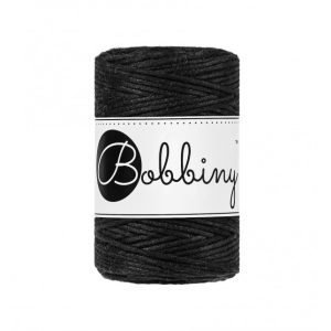 Torcido Bobbiny 1,5mm / 100m Black
