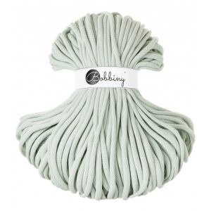 Entrançado Bobbiny 9mm / 100m Milky Green
