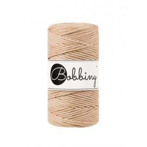 Torcido Bobbiny 3mm / 100m Biscuit