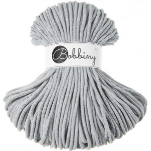 Entrançado Bobbiny 5mm / 100m Light Grey