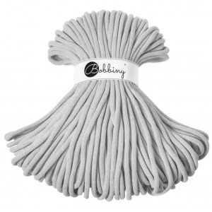 Entrançado Bobbiny 9mm / 100m Light Grey