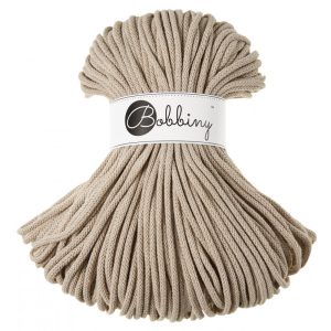 Entrançado Bobbiny 5mm / 100m Beige