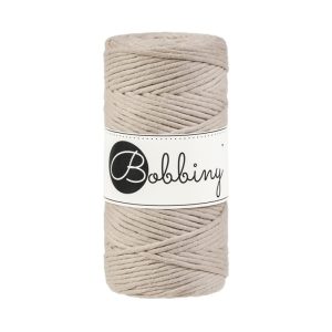 Torcido Bobbiny 3mm / 100m Beige