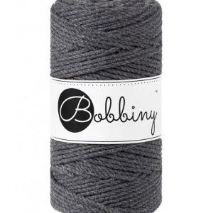 Corda Bobbiny 3mm / 100m Charcoal