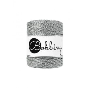 Corda Bobbiny 3mm / 50m Metallic Silver