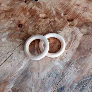 Argola de madeira D6cm