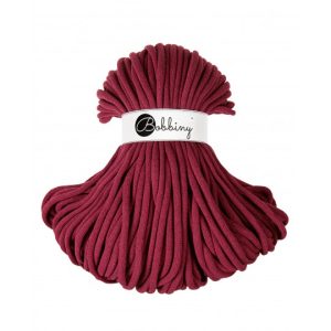 Bobbiny Entrançado 9mm / 100m Wine Red