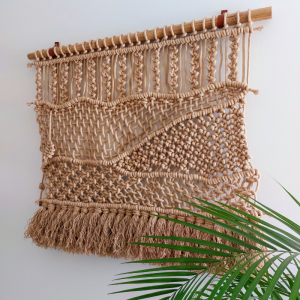 Painel Decorativo em Macramé “Sentir"