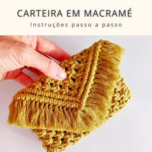 Carteira em Macramé – Passo a Passo (PDF Digital)