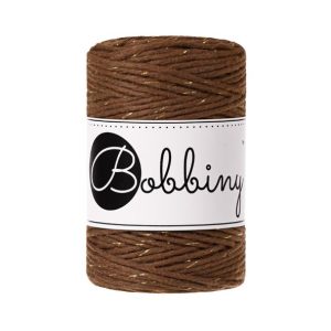 Torcido Bobbiny 1,5mm / 100m Golden Mocha